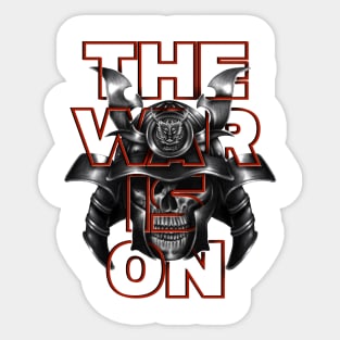 Asian war skull Sticker